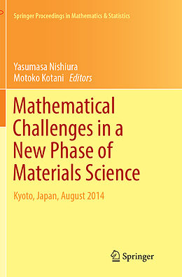 Couverture cartonnée Mathematical Challenges in a New Phase of Materials Science de 