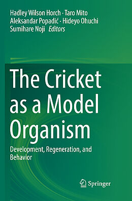 Couverture cartonnée The Cricket as a Model Organism de 