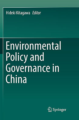 Couverture cartonnée Environmental Policy and Governance in China de 