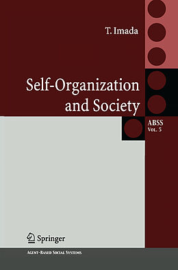 Couverture cartonnée Self-Organization and Society de Takatoshi Imada