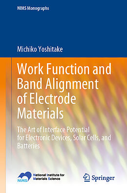 Couverture cartonnée Work Function and Band Alignment of Electrode Materials de Michiko Yoshitake