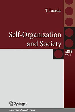 Livre Relié Self-Organization and Society de Takatoshi Imada