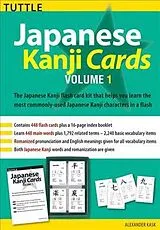 Set mit div. Artikeln (Set) Japanese Kanji Cards Kit Volume 1: Volume 1 von Kask Alexander