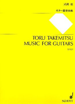 Toru Takemitsu Notenblätter Music for Guitars for