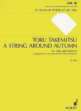 Toru Takemitsu Notenblätter A String around Autumn for viola