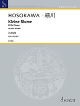 Toshio Hosokawa Notenblätter Kleine Blume