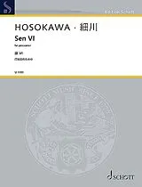 Toshio Hosokawa Notenblätter Sen VI