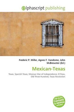 Couverture cartonnée Mexican-Texas de 