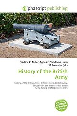 Couverture cartonnée History of the British Army de 