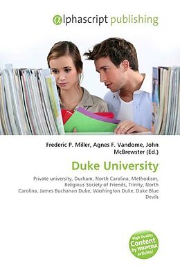 Couverture cartonnée Duke University de 
