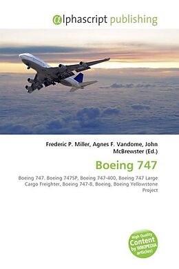 Couverture cartonnée Boeing 747 de 
