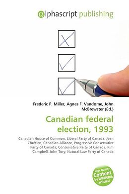 Kartonierter Einband Canadian federal election, 1993 von 