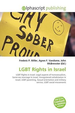 Couverture cartonnée LGBT Rights in Israel de 