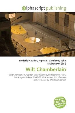 Couverture cartonnée Wilt Chamberlain de 