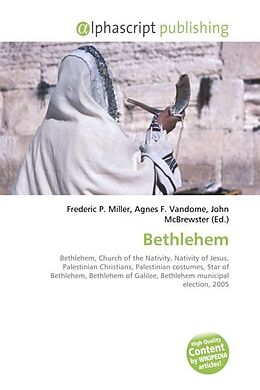 Couverture cartonnée Bethlehem de 