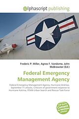 Couverture cartonnée Federal Emergency Management Agency de 