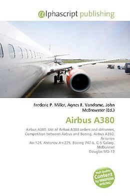 Couverture cartonnée Airbus A380 de 