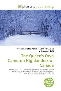 Kartonierter Einband The Queen's Own Cameron Highlanders of Canada von 