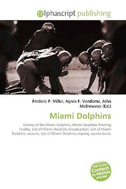 Couverture cartonnée Miami Dolphins de 