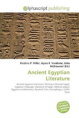 Couverture cartonnée Ancient Egyptian Literature de 