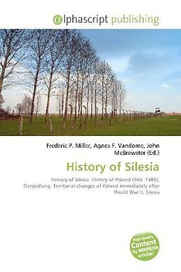 Couverture cartonnée History of Silesia de 