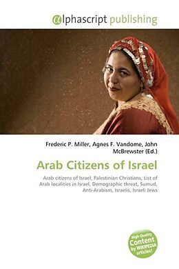 Couverture cartonnée Arab Citizens of Israel de 