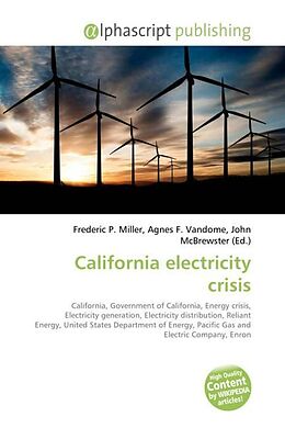 Kartonierter Einband California electricity crisis von 