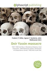Kartonierter Einband Deir Yassin massacre von 