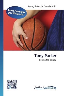 Couverture cartonnée Tony Parker de 