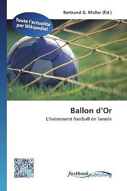 Couverture cartonnée Ballon d Or de 