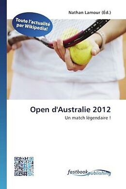 Couverture cartonnée Open d'Australie 2012 de 