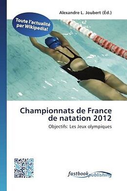 Couverture cartonnée Championnats de France de natation 2012 de 