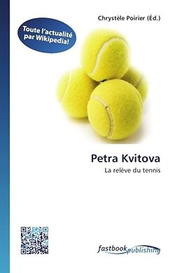 Couverture cartonnée Petra Kvitova de 