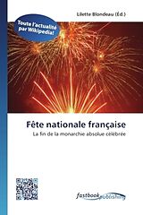 Couverture cartonnée Fête nationale française de 