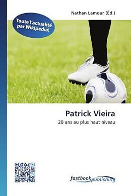 Couverture cartonnée Patrick Vieira de 