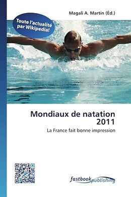 Couverture cartonnée Mondiaux de natation 2011 de 