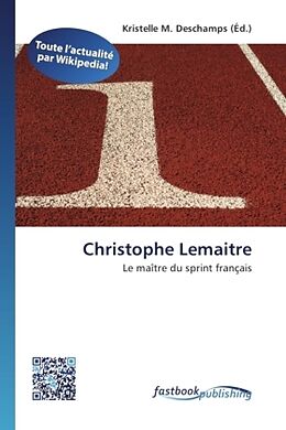 Couverture cartonnée Christophe Lemaitre de 