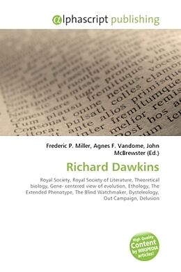 Couverture cartonnée Richard Dawkins de 