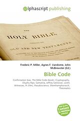 Couverture cartonnée Bible Code de 