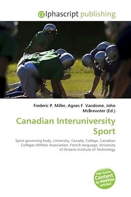 Couverture cartonnée Canadian Interuniversity Sport de 