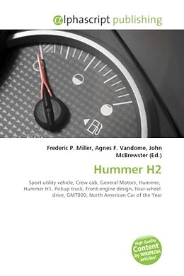 Couverture cartonnée Hummer H2 de 