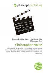 Couverture cartonnée Christopher Nolan de 