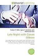 Kartonierter Einband Late Night with Conan O'Brien von 
