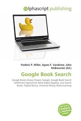 Couverture cartonnée Google Book Search de 