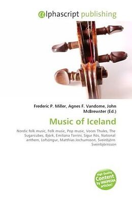 Couverture cartonnée Music of Iceland de 