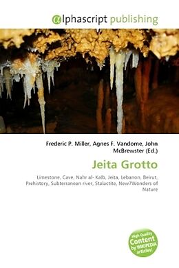 Couverture cartonnée Jeita Grotto de 