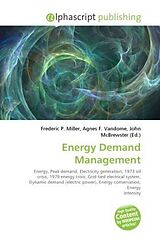 Couverture cartonnée Energy Demand Management de 