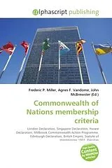 Fachbuch Commonwealth of Nations membership criteria von