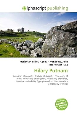 Couverture cartonnée Hilary Putnam de 