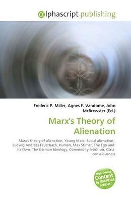 Couverture cartonnée Marx's Theory of Alienation de 